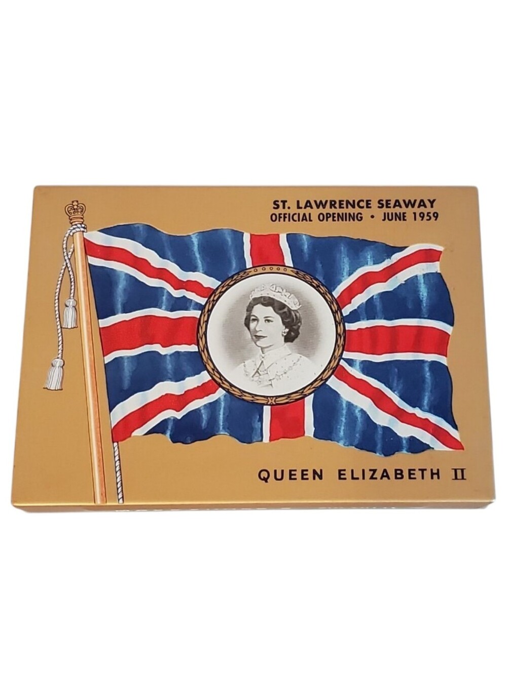 Vintage Cigarette Tin - MacDonald Export A Queen Elizabeth II 1959